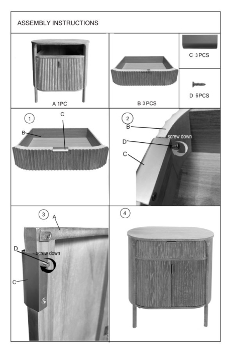 Dulap Göteborg 81x46x82 cm [11]