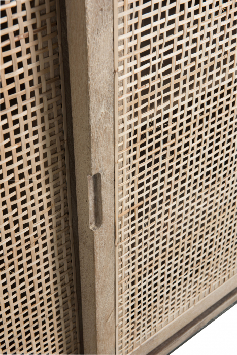 Dulap, Lemn, Negru, 160.5x45x85.5 cm [10]