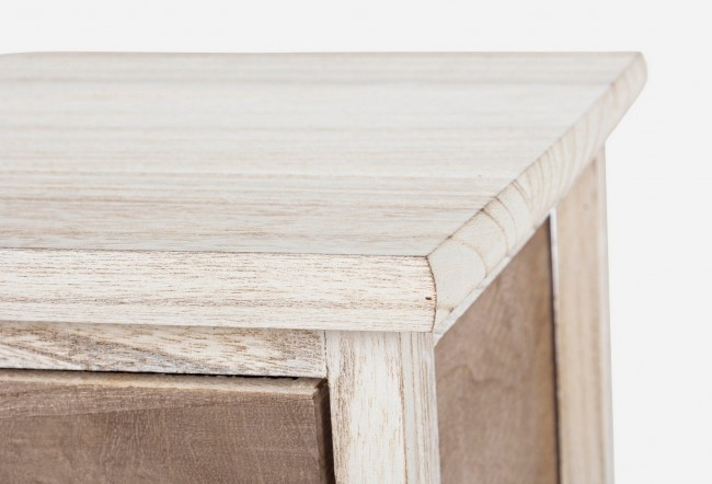 Dulap Madyson cu 5 sertare, Lemn, Gri, 26x32x98 cm [2]