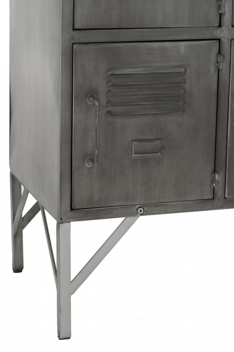 Dulap, Metal/Fier, Argintiu/Gri, 86x41x113.5 cm [5]