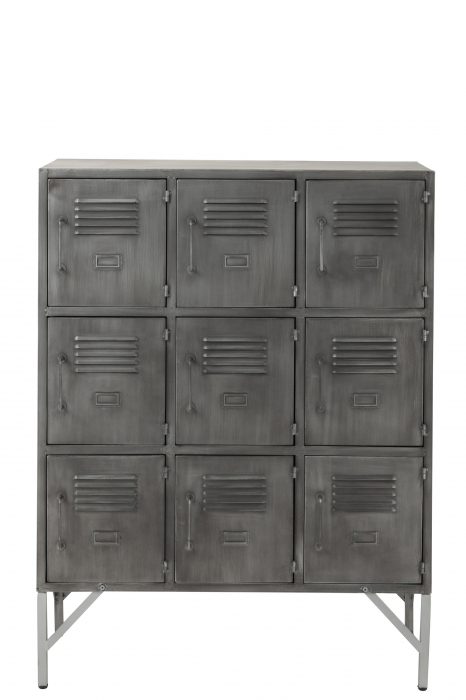 Dulap, Metal/Fier, Argintiu/Gri, 86x41x113.5 cm [2]