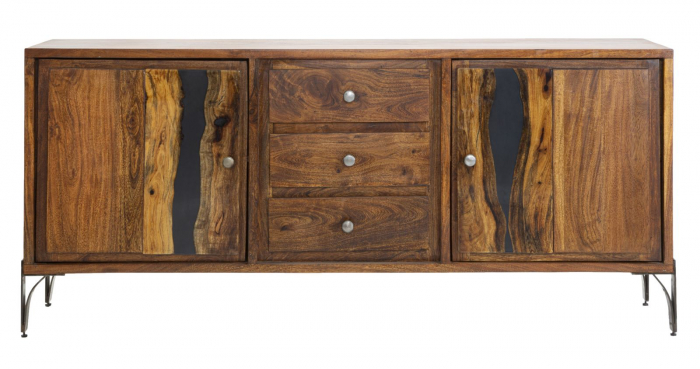 Dulap, MUSTANG cm 175x40x75 (lemn de salcâm) [2]