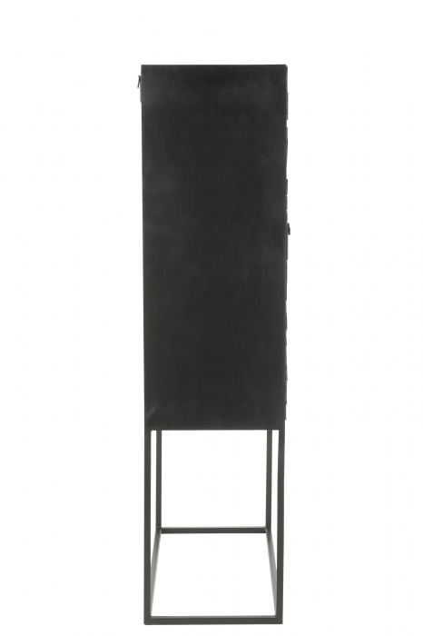 Dulap Shanil Lemn/Metal, Negru [4]