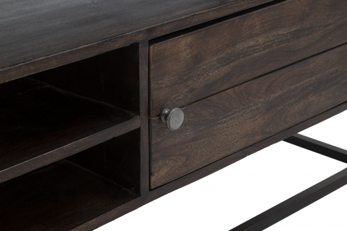 Dulap TV,BURN, cm 120x40x55 (salcâm a lemn) [5]