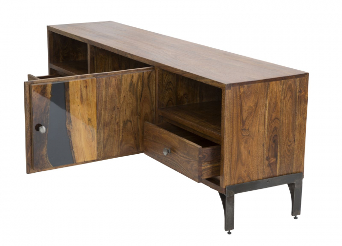 Dulap TV MUSTANG cm 175x40x60 (lemn de salcâm a) [3]