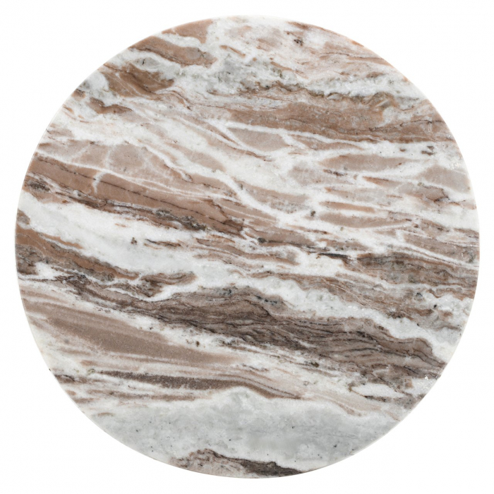 Masuta de colt, Oberoy 45Ø (maro), Dims: 56.0 x 45.0 x 45.0 cm [3]