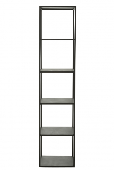 Etajera Levels, Metal, Negru, 40x40x180.5 cm [2]