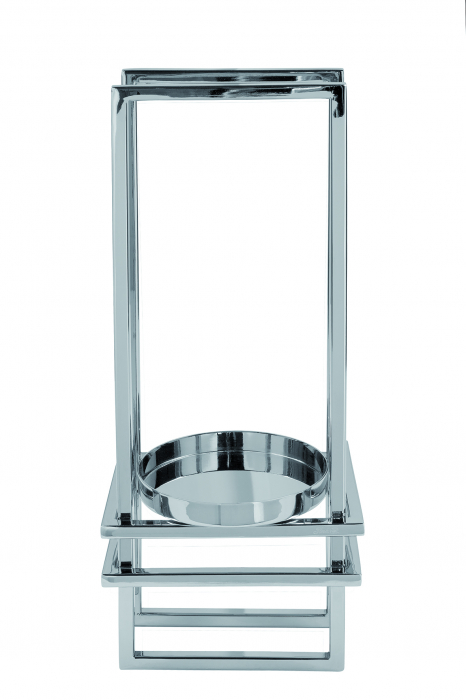 EZ-DUALIS, Decor de perete, oțel inoxidabil, nichel, H.41,L.16,L.15 cm [3]