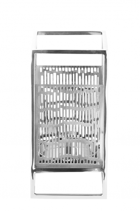 EZ-NICOSA, Suport lumânare pentru 146227, oțel inoxidabil, l.10, l.10, h.17 cm [2]