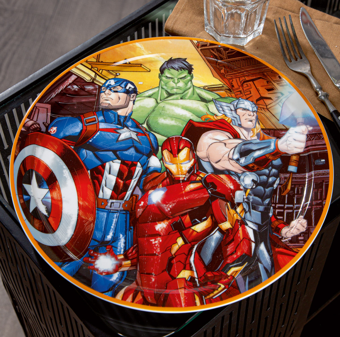 Farfurie, Marvel - Avengers, Porțelan, multicolor, PU 3, D. 31 cm [2]