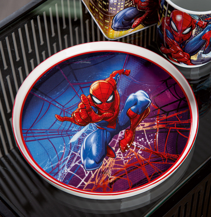 Farfurie, Marvel - Spider-Man, Porțelan, multicolor, PU 4, D. 20 cm [2]