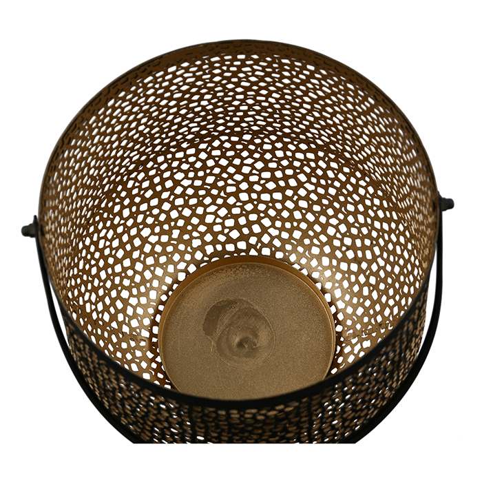 Felinar Buco, fier, negru/ auriu, 37x28 cm [3]