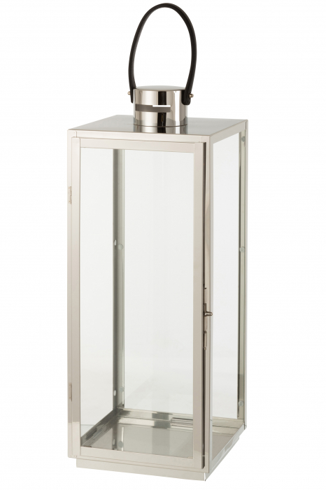 Felinar, Metal, Argintiu, 22x21x65.5 cm [2]