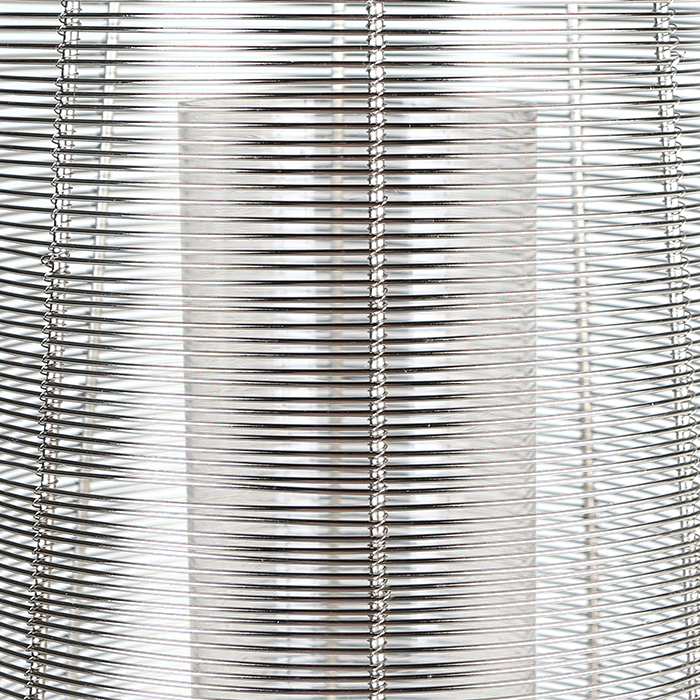 Felinar CAGE, otel inoxidabil/sticla, 44x26 cm [5]