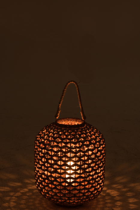 Felinar, Sticla, Natural, 37.5x37.5x45 cm [3]