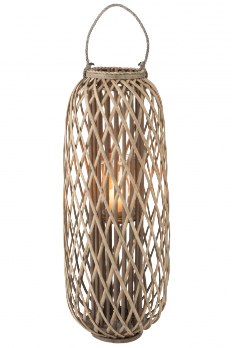 Felinar Willow, Lemn, Gri, 35x35x95 cm [2]