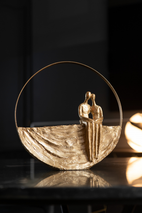 Figurina 7 pieces Circle, Rasina, Gold, 30x8x30 cm [2]