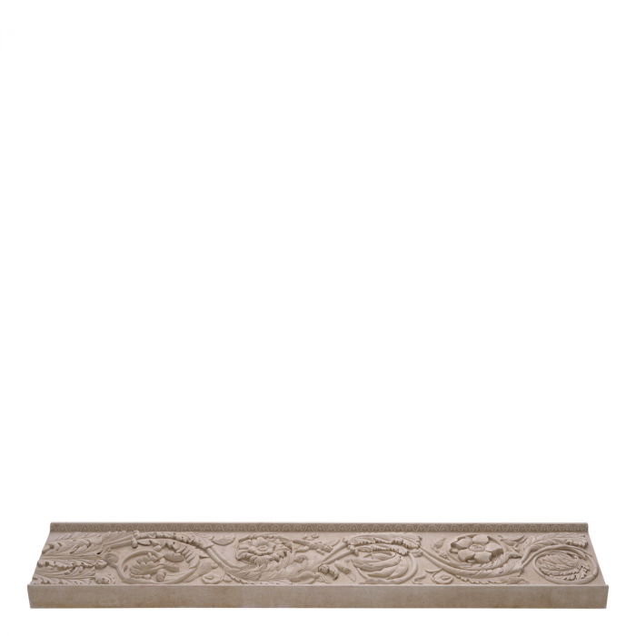 Figurină Acant, finisaj din gresie , Dims: L. 120.5 | W. 26 | H. 6 (CM) [3]