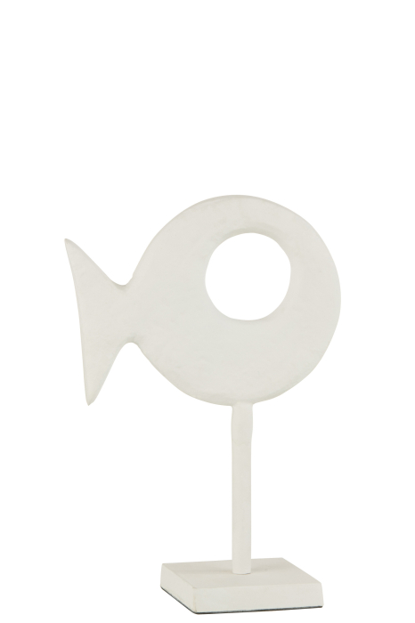 Figurina, Aluminiu, Alb , 28x10x38 [2]