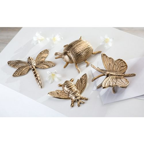 Figurina Butterfly, Aluminiu, Auriu, 12x3.5x12.5 cm [2]