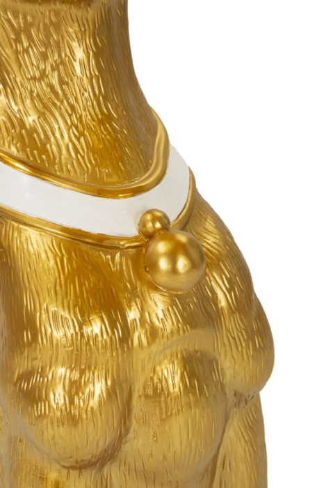 Figurina Caine cu tava, 27x51x74 cm (tava ø 30 cm) [8]