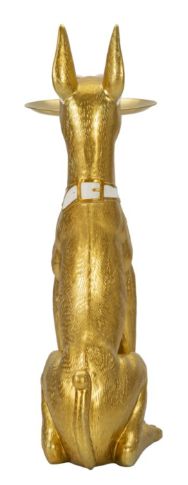 Figurina Caine cu tava, cm 30x64x91 (tava cm ø 30) [6]