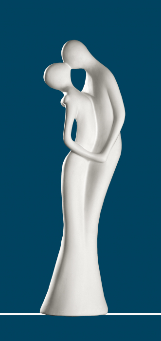 Figurina Couple In Love, ceramica, crem 46 cm [2]