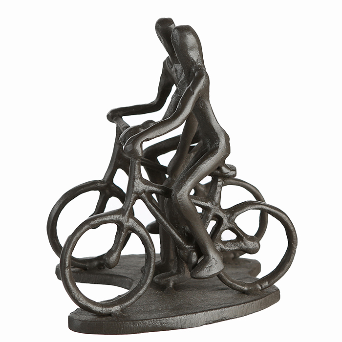 Figurina CYCLING, metal, 13x13X10 cm [2]