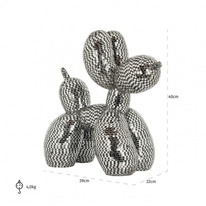 Figurina Deco, DOG, Neagru [6]