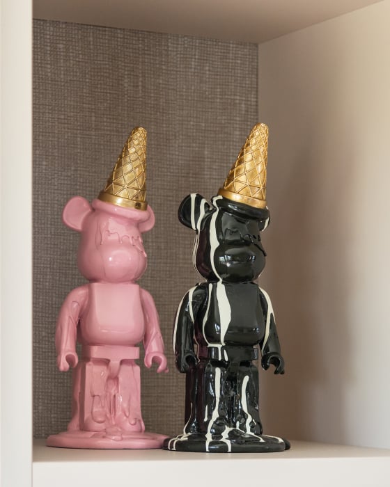 Figurina deco, Ice bear (roz) [2]