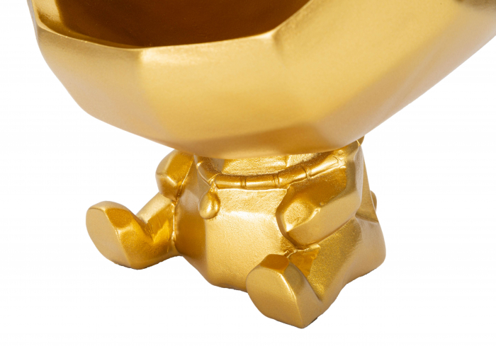 Figurina Dog, Rasina, Auriu/Negru, 23.5x17x17 cm [4]