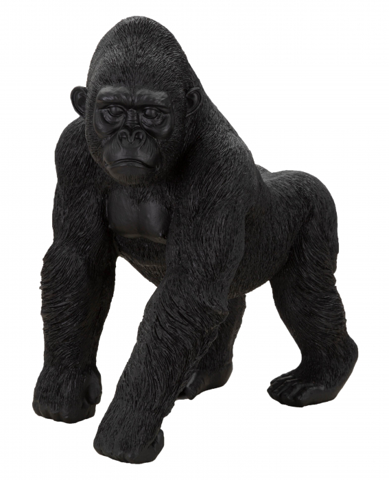 Figurina Gorilla, Rasina, Negru, 37.5x35x21.5 cm [10]