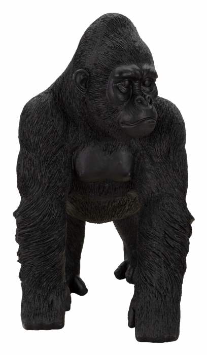 Figurina Gorilla, Rasina, Negru, 37.5x35x21.5 cm [8]