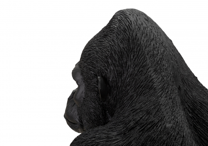 Figurina Gorilla, Rasina, Negru, 37.5x35x21.5 cm [3]