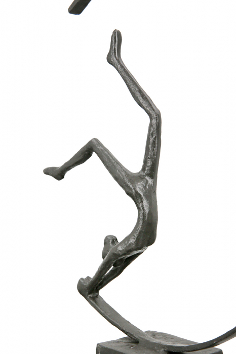 Figurina Gymnast, Fier, Gri, 5x21x29 cm [2]