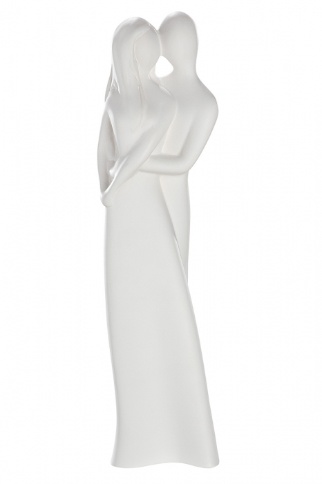 Figurina Hamony, ceramica, alb, 11x40x8.5 cm [2]