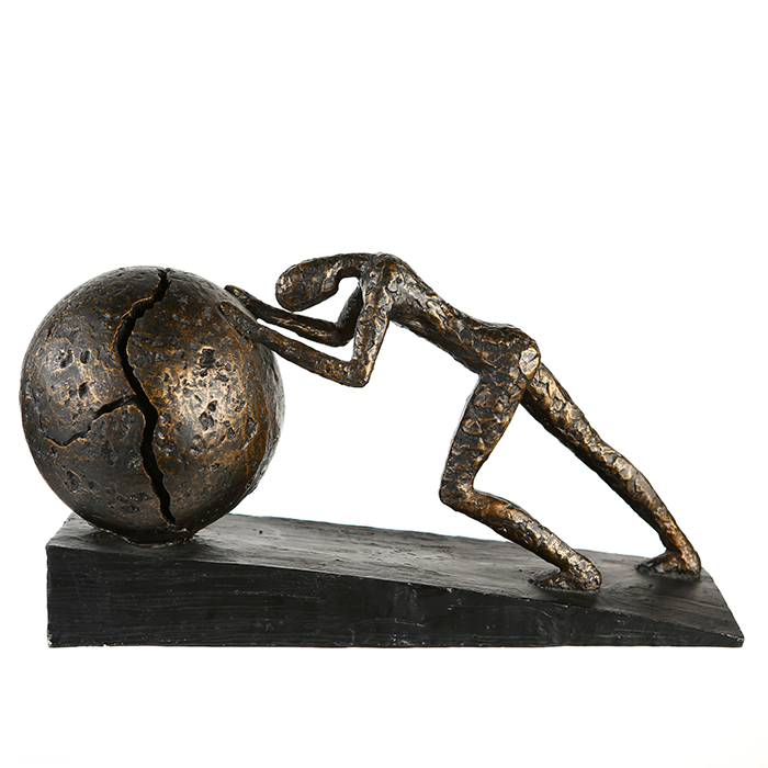 Figurina HEAVY BALL, rasina/metal, 37X21.5 cm [2]