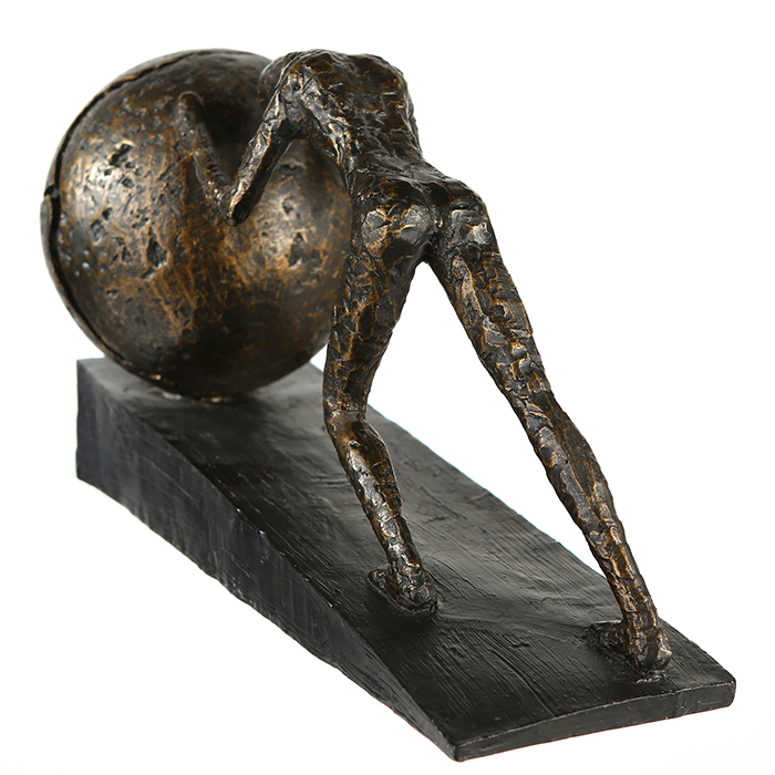 Figurina HEAVY BALL, rasina/metal, 37X21.5 cm [4]