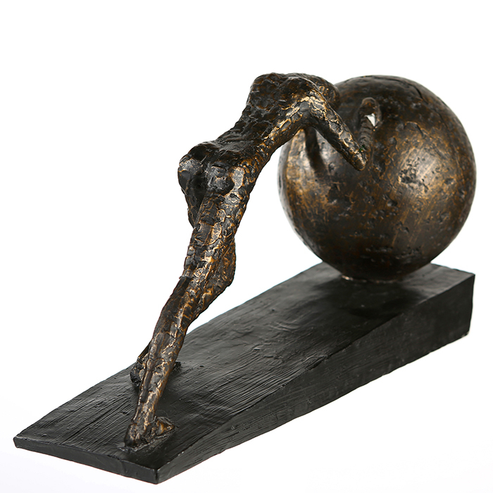Figurina HEAVY BALL, rasina/metal, 37X21.5 cm [5]