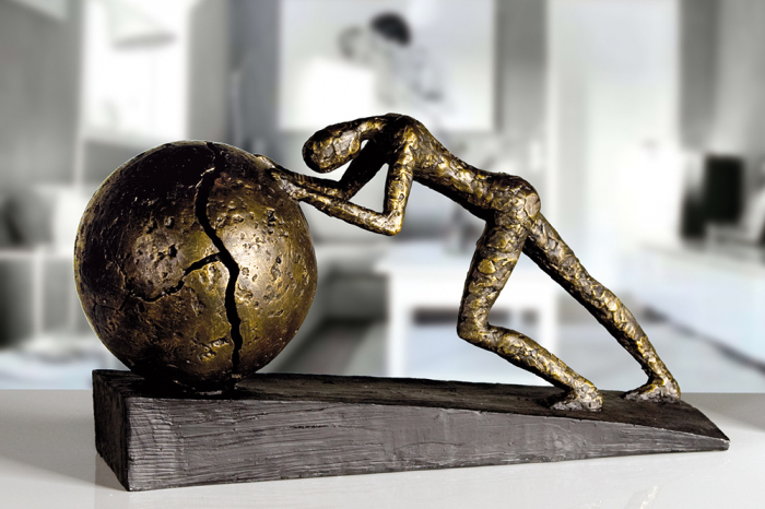 Figurina HEAVY BALL, rasina/metal, 37X21.5 cm [3]