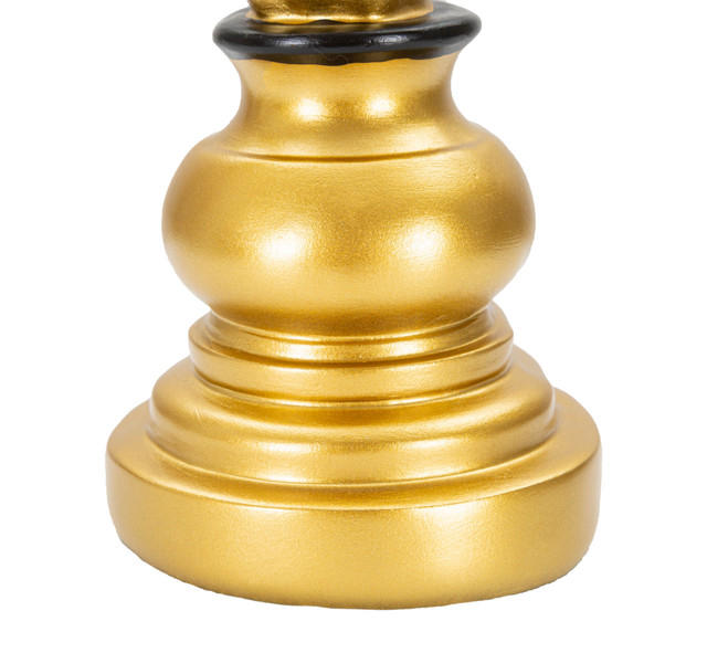 Figurina Horse, Rasina, Auriu/Negru, 27x14x11 cm [7]