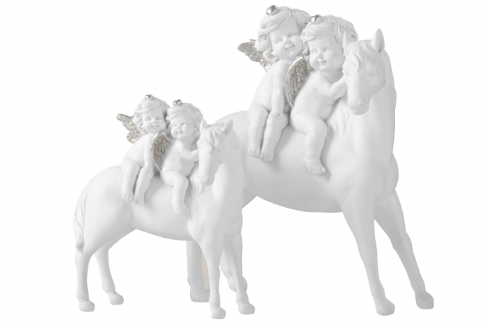 Figurina inger Angel, Compozit, Alb , 22x10.5x24.5 cm [2]