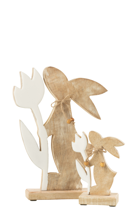 Figurina, Lemn, Alb , 27x20x5 [2]