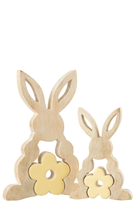 Figurina, Lemn, Galben, 25.5x17.5x2.5 [3]