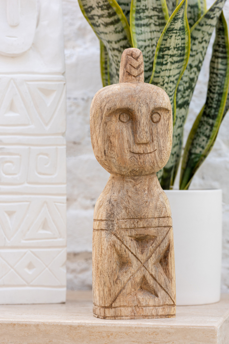 Figurina, Lemn, Natural, 11.58x7.5x40.5 [3]