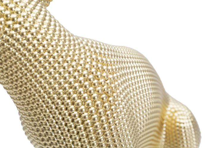 Figurina Leopard auriu cm 23x15,5x29 [4]