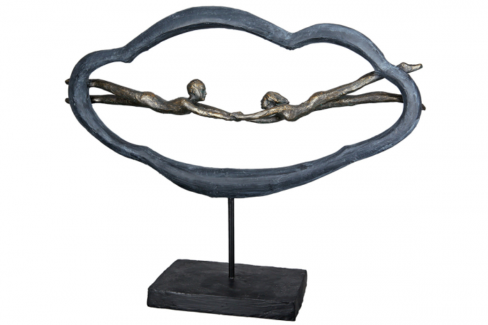 Figurina Love is in the air, Rasina, Multicolor, 41x32x10 cm [2]