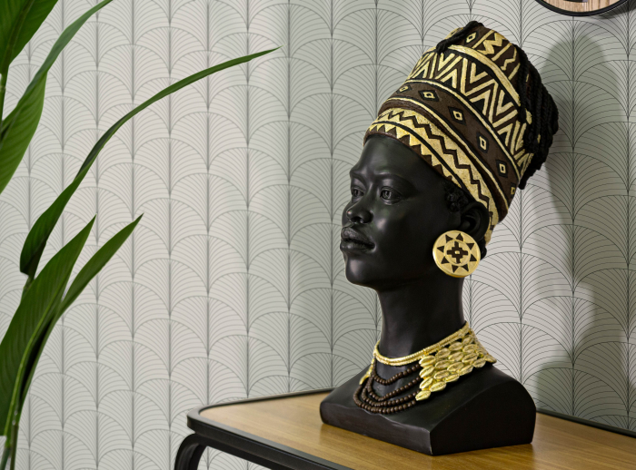 Figurina Massai Woman, Rasina, Multicolor, 45x21.5x27.5 cm [3]