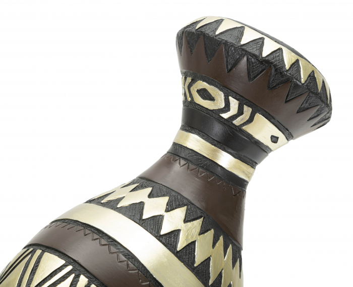 Figurina Massai Woman Tribe, Rasina, Multicolor, 38.5x23x19 cm [5]