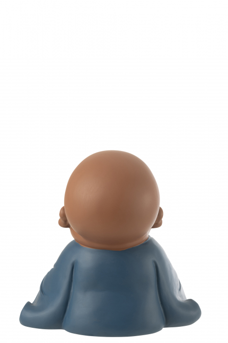 Figurina Monk, Zen Resin, Blue, S, L 20| W 16.5| H 19.5 cm [3]